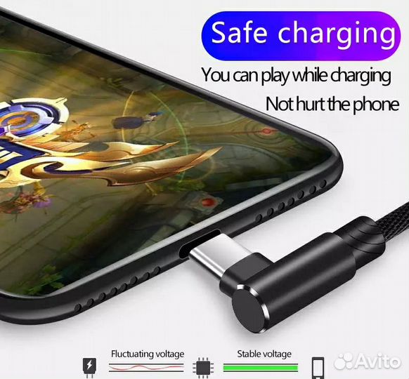 Новые Угловые USB Type C Кабели