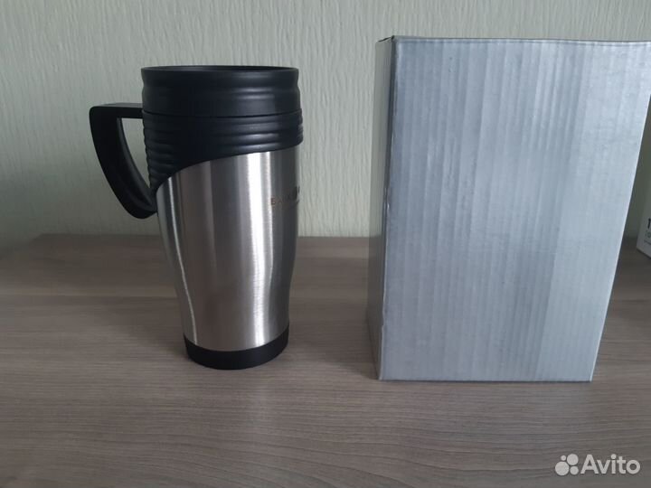Термокружка с ручкой (новая)