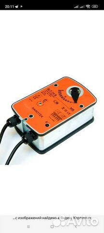 Электро привод заслонки вентиляции