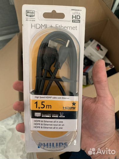 Кабель hdmi c Ethernet (4x1080p) Длина - 1,5 м