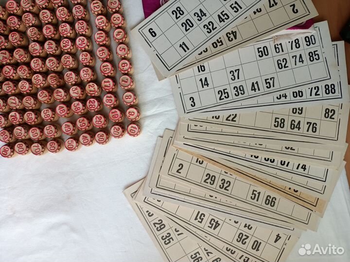 Русское лото сувенирное СССР винтаж