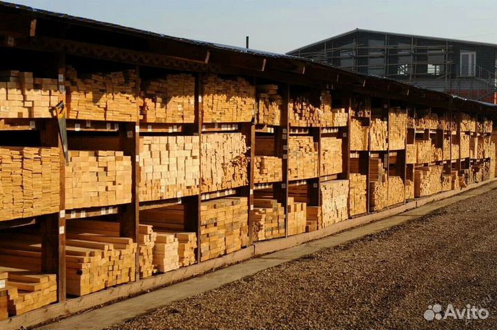 Доска обрезная, брус 50х50х6000