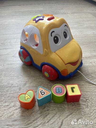 Машина сортер Baby Go свет и музыка