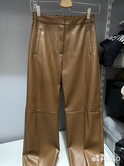 Брюки кожаные эко