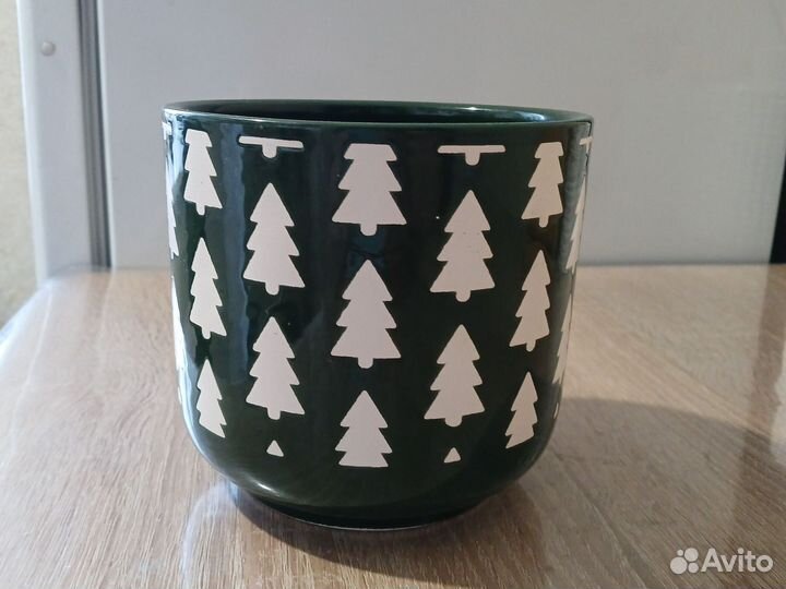 Цветочный горшок син