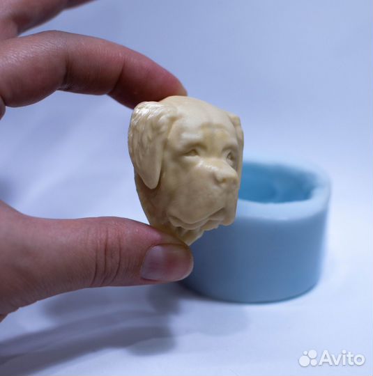 Силиконовый молд лицо 