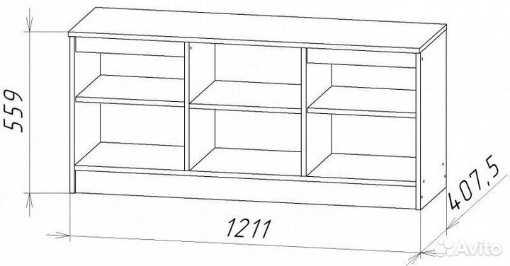 Тумба для тв белая