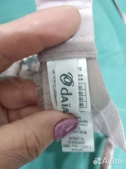 Бюстгальтер odaia размер 90D(фр) - 75D (рус)