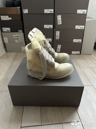 Rick Owens geobasket jumbo edfu