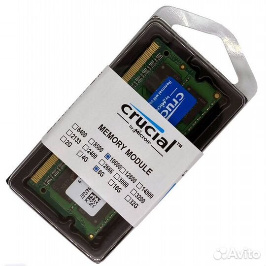 Оперативная память Crucial SO-dimm DDR3 8Гб 1333 m