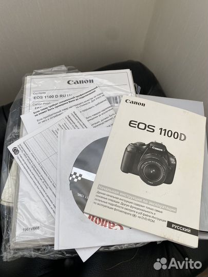 Зеркальный фотоаппарат canon eos 1100d