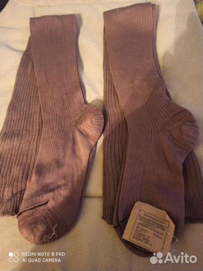 Чулки женские хлопковые СССР