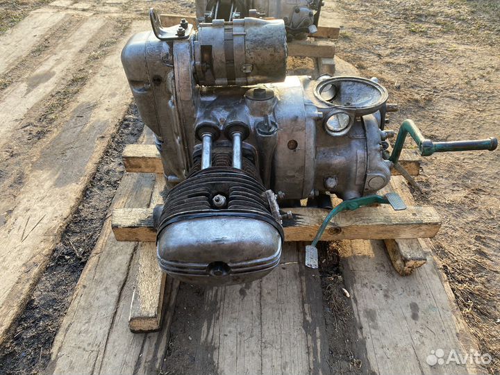 Двигатель мотоцикла урал в сборе с коробкой