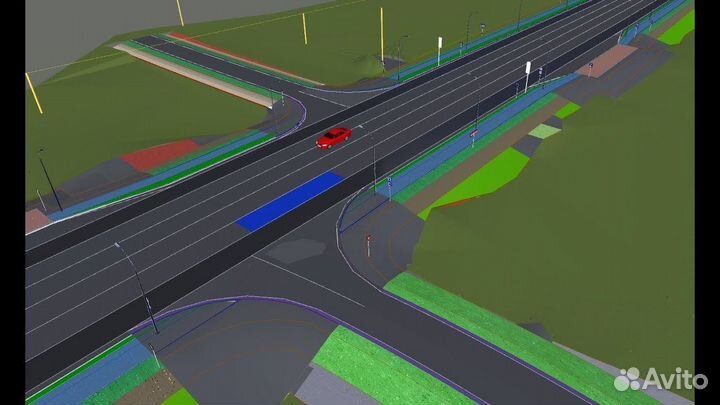 Проектирование и согласование примыканий и съездов