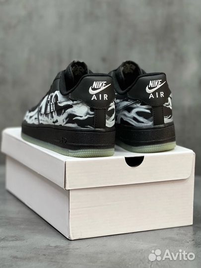 Nike Air Force 1 Low Black Skeleton