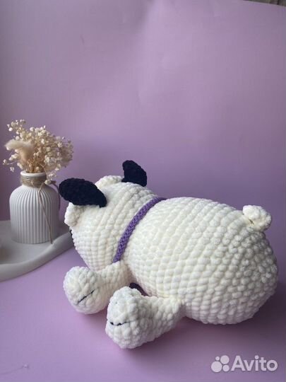 Мопс игрушка ручной работы