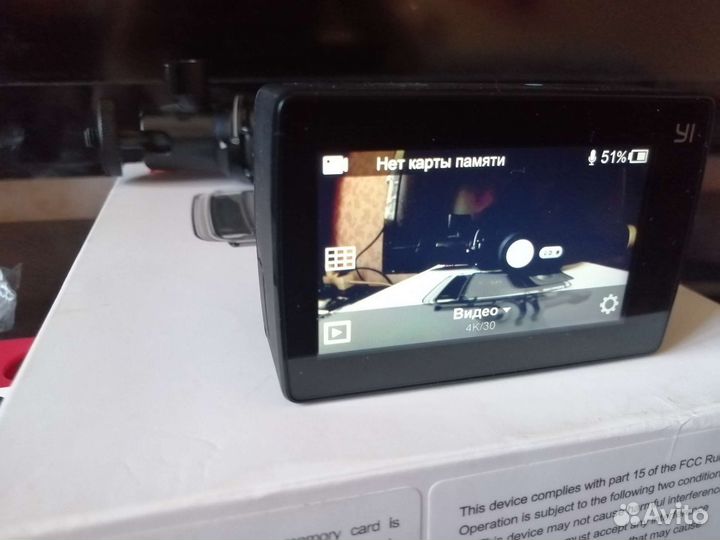 Экшн-камера YI 4K Action Camera, 12мп