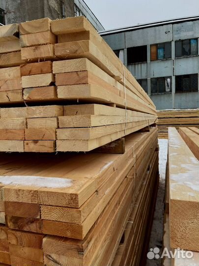 Доска обрезная 25х150х6000мм от производителя