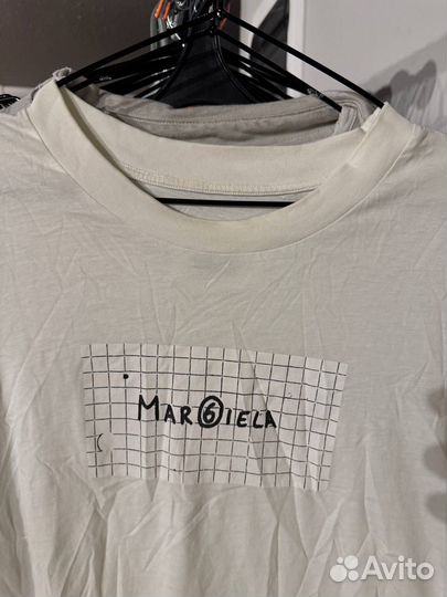 Футболка Maison Margiela White Logo Оригинал