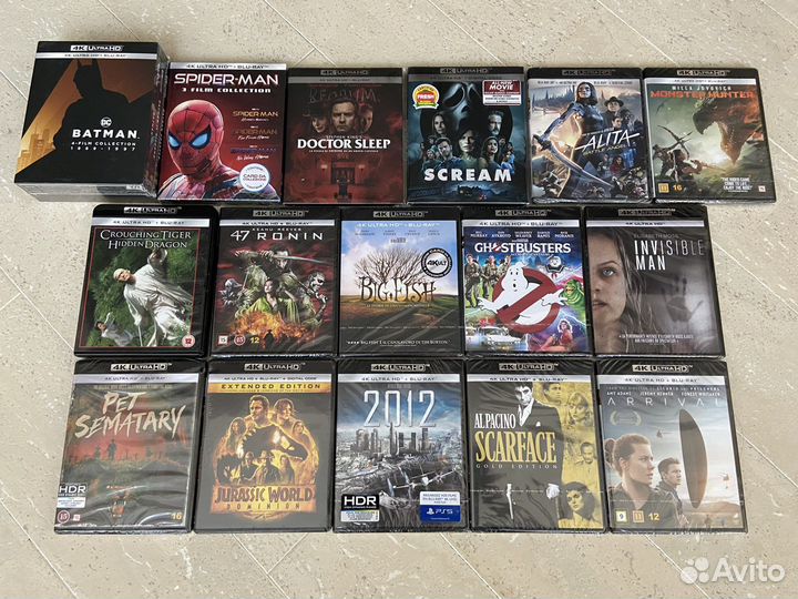 Фильмы 4K UHD, Blu-Ray, Steelbook. Часть 1