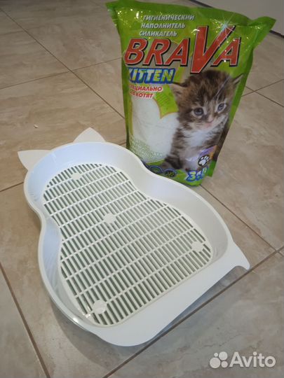 Лоток для кошек+наполнитель