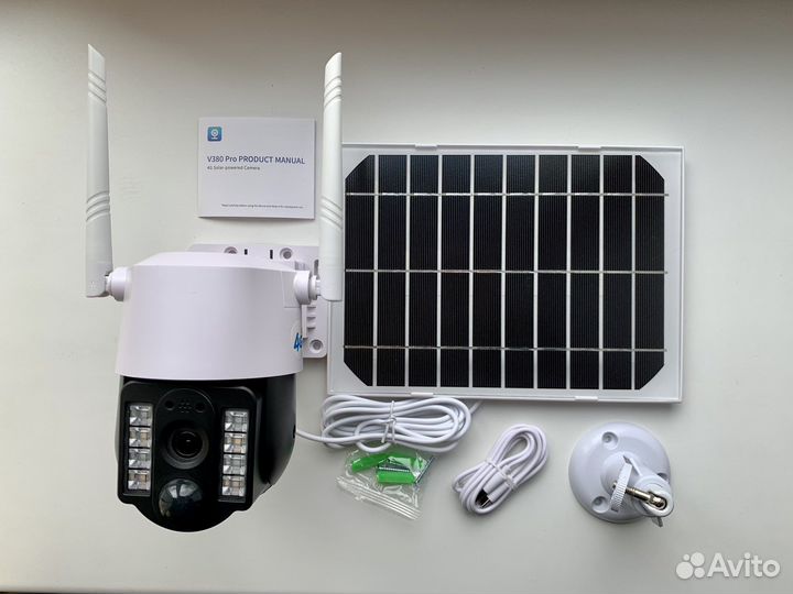 4G камера видеонаблюдения с солнечной батареей