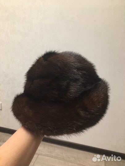 Шляпка норковая р 55