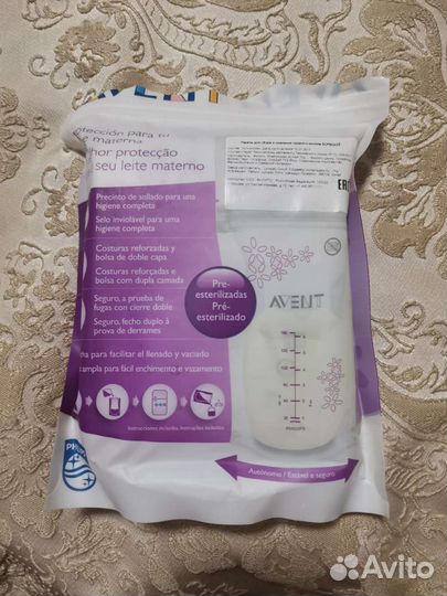 Пакеты Philips Avent для хранения грудного молока