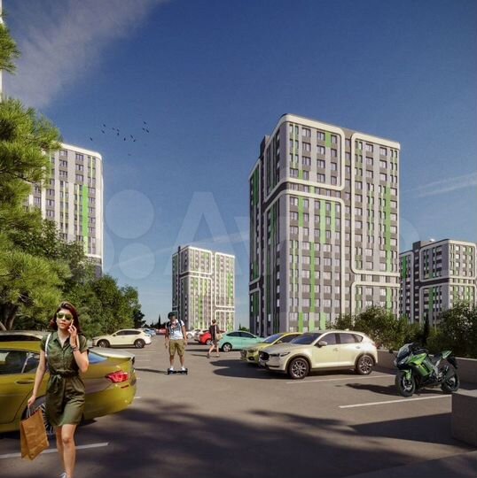 1-к. квартира, 32,4 м², 2/16 эт.