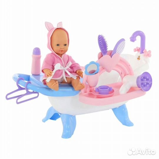 Набор для купания кукол №1 с аксессуарами и пупсом