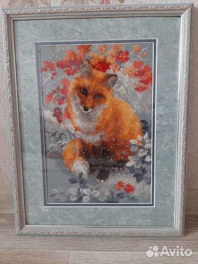 Картина вышитая крестом