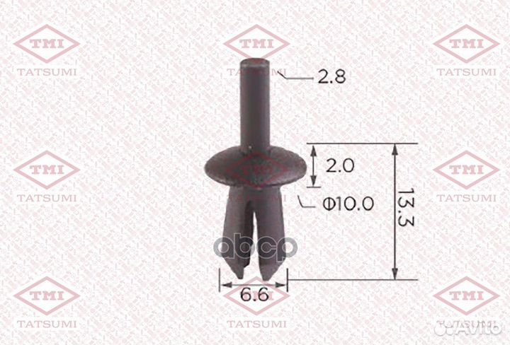 Клипса автомобильная TJB1354 tatsumi