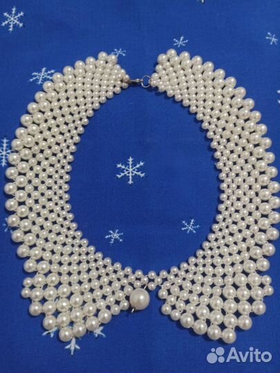 Воротники из бусин