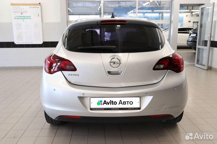 Opel Astra 1.6 AT, 2012, 143 000 км