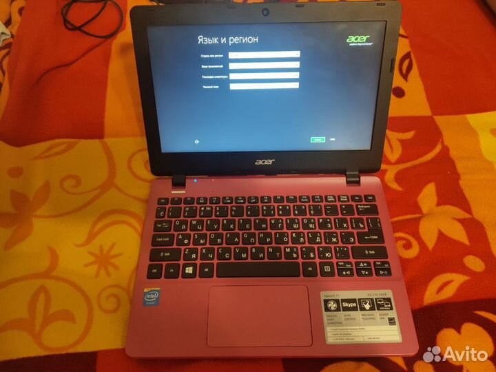 Ноутбук Acer aspire