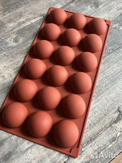 Силиконовая форма, полусфера