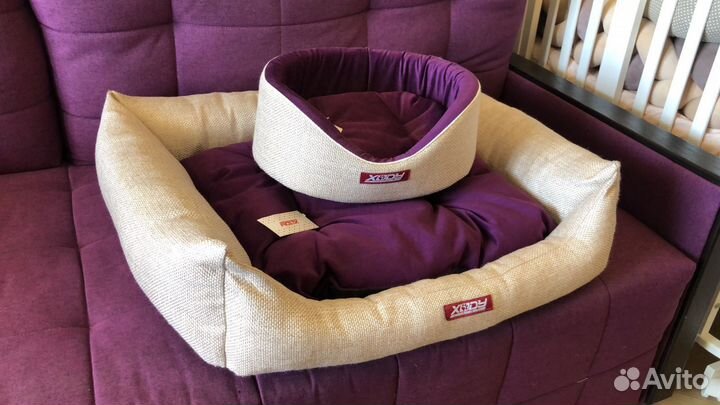 Лежанка домик для собак и кошек