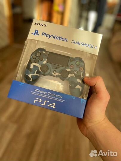 Геймпад для PS4 Blue Camouflage