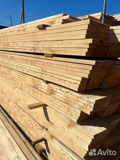 Доска обрезная 50х100х6000мм 1 сорт ГОСТ