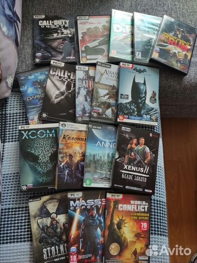 Компьютерные игры box лицензия б/у