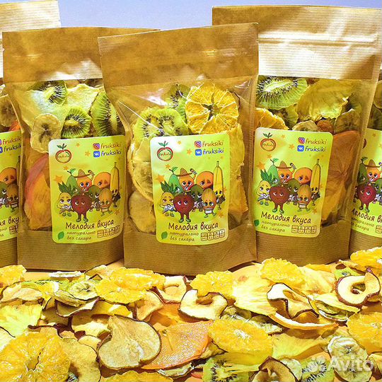 Фруктовые чипсы оптом