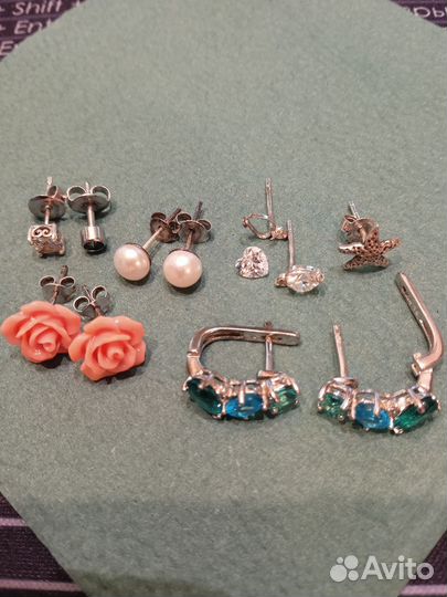 Бижутерия серьги