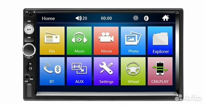 Автомагнитола 2 din новая