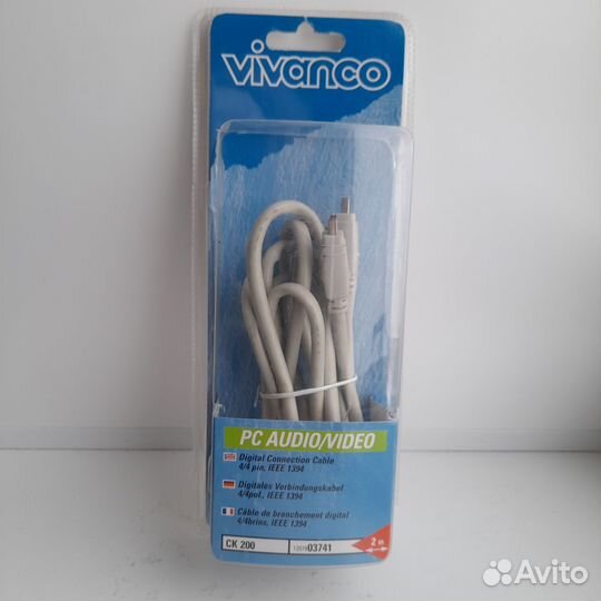 Кабель ieee1394 firewire 2м