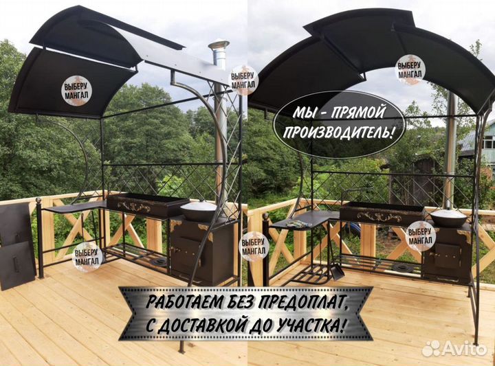 Мангалы в стиле лофт