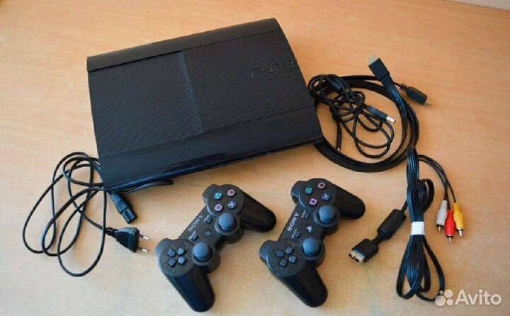 Прошитая PS3+fifa 19+GTA 5+более 50 игр