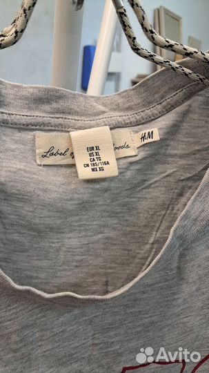 Футболка мужская, размер XL,hм, Италия