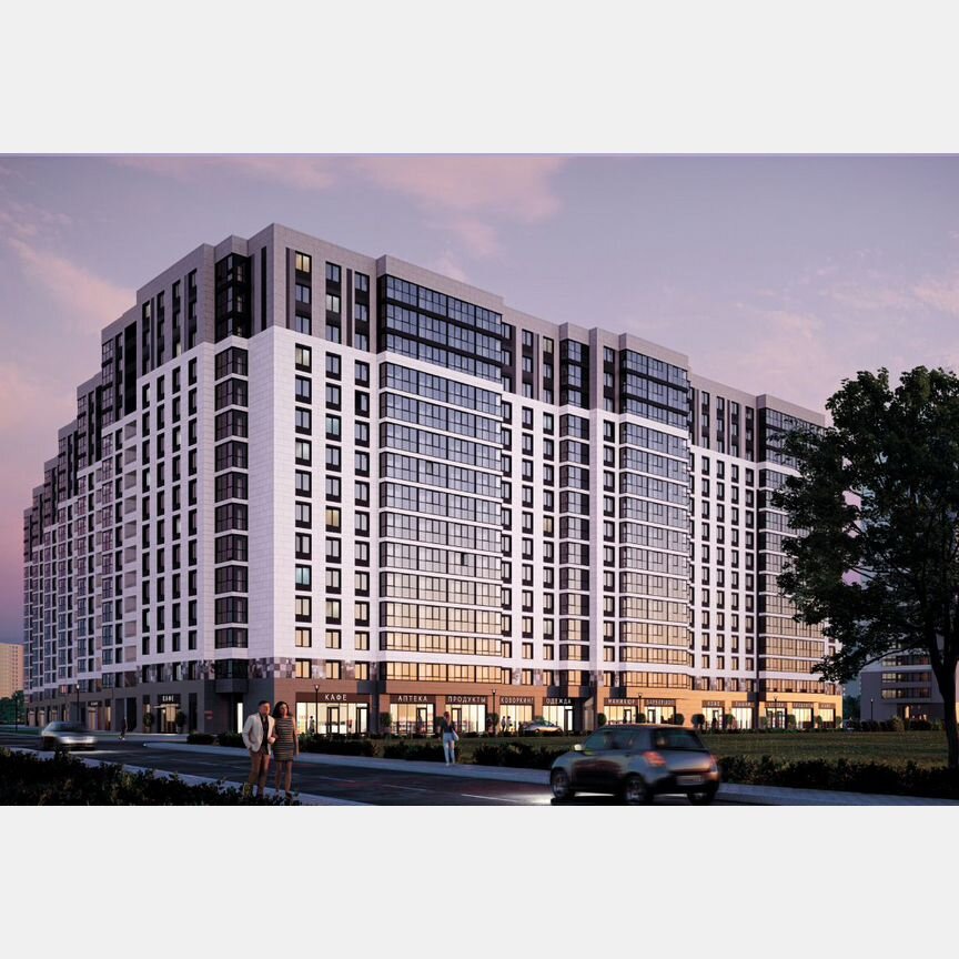 1-к. квартира, 45,1 м², 4/16 эт.