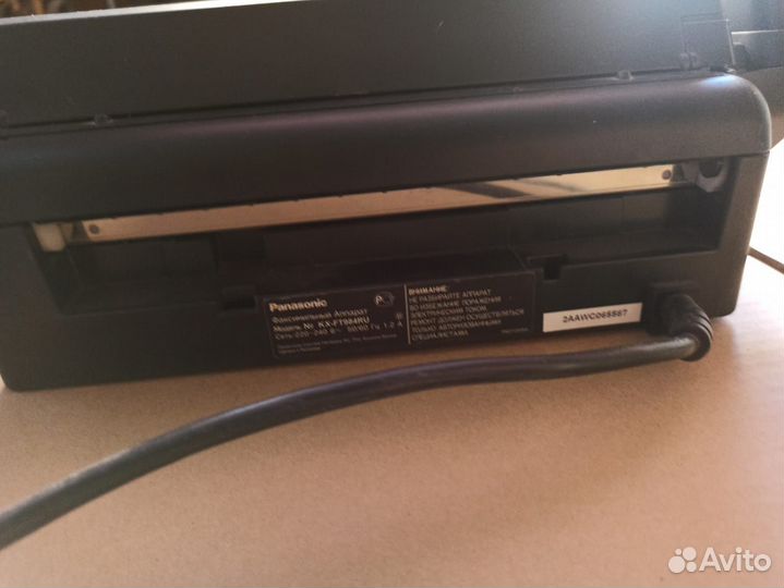 Факс panasonic kx-ft 984