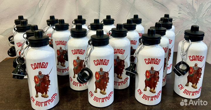 Именные бутылочки с логотипом